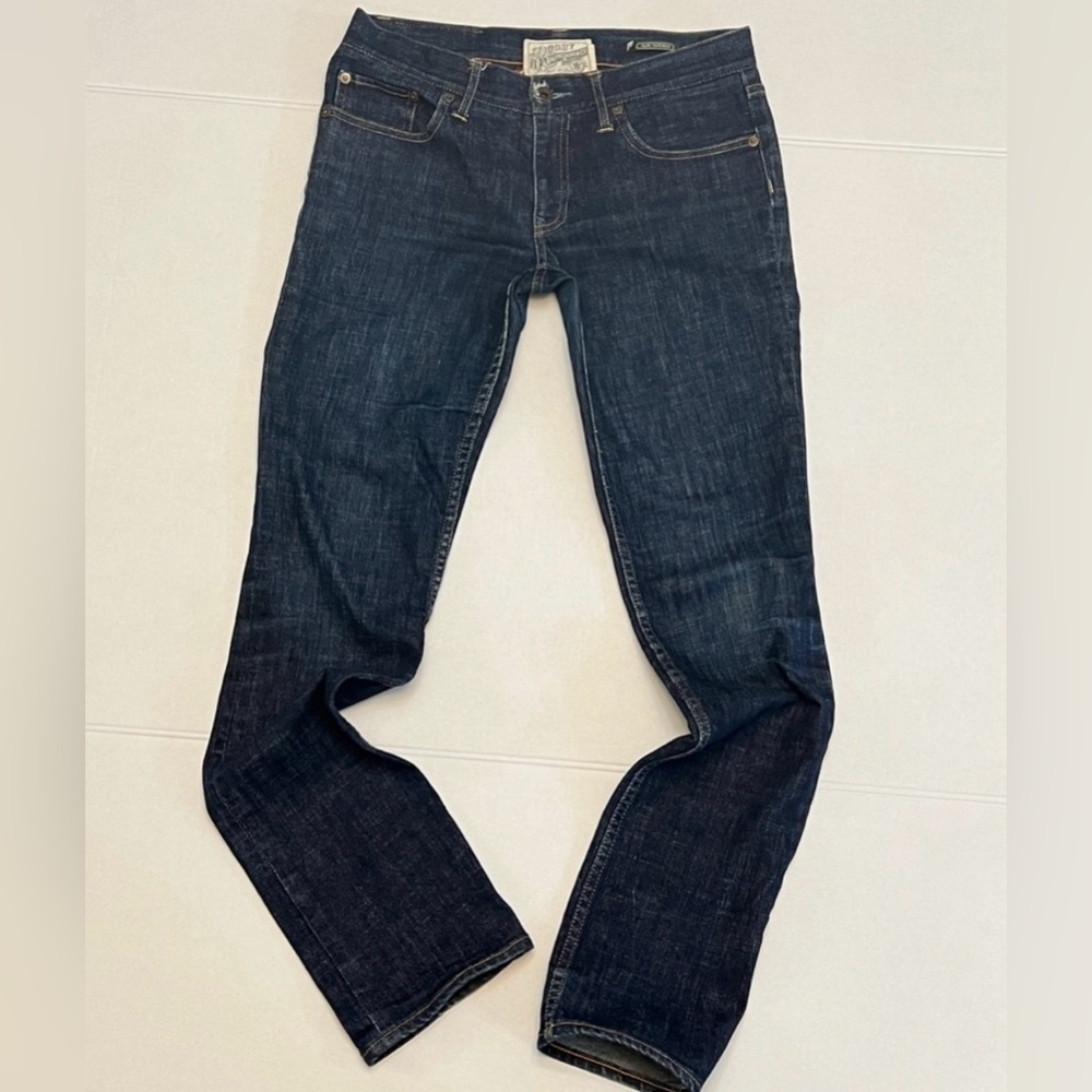 RALPH LAUREN RUGBY SLIM TAPERED VINTAGE DARK WASH JEANS 28
